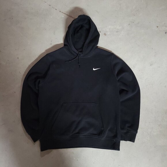 Blank Nike Hoodie Black in excellent condition - Picture 1 of 3